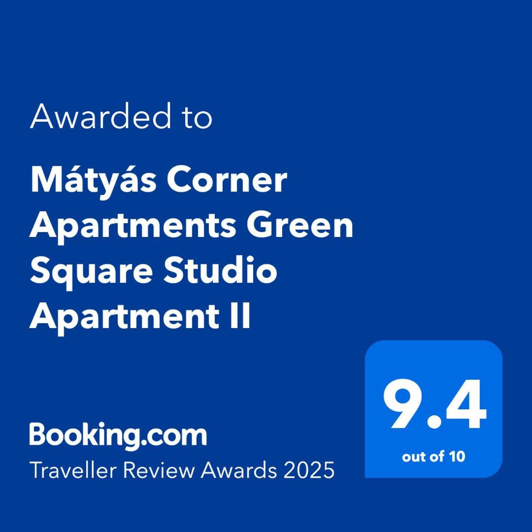 Matyas Corner Apartments Green Square Studio Apartment II Boedapest Buitenkant foto